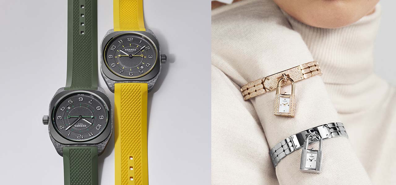 エルメス2023AW新作「エルメス H08」「ケリー」鮮やかに輝くウオッチを展開|HERMÈS