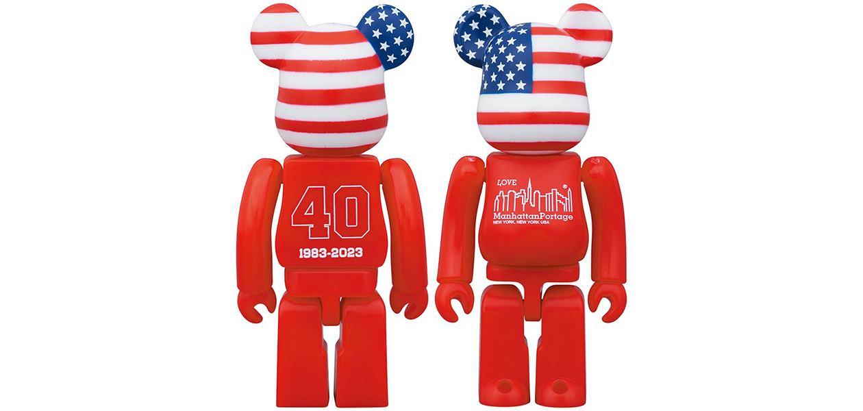 Manhattan Portage 40周年を記念してBE@RBRICKを同梱 | MEDICOM TOY