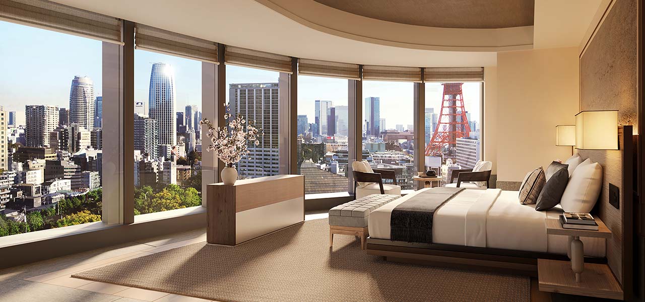 麻布台ヒルズにアマン姉妹ブランドのホテル「ジャヌ東京」がオープン！　都内最大級のジム＆スパも併設｜JANU TOKYO