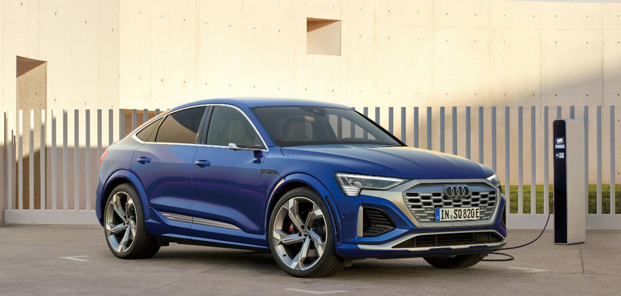 アウディのフラッグシップEV「Q8 e-tron」によりスポーティなグレード「SQ8 スポーツバック e-tron」が誕生|Audi