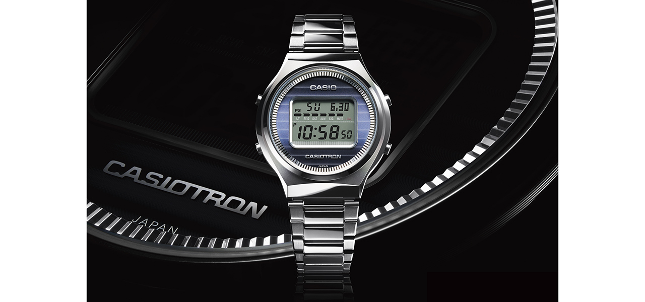 時計事業50周年記念。カシオ初の腕時計「カシオトロン」の復刻ウオッチが登場｜CASIO