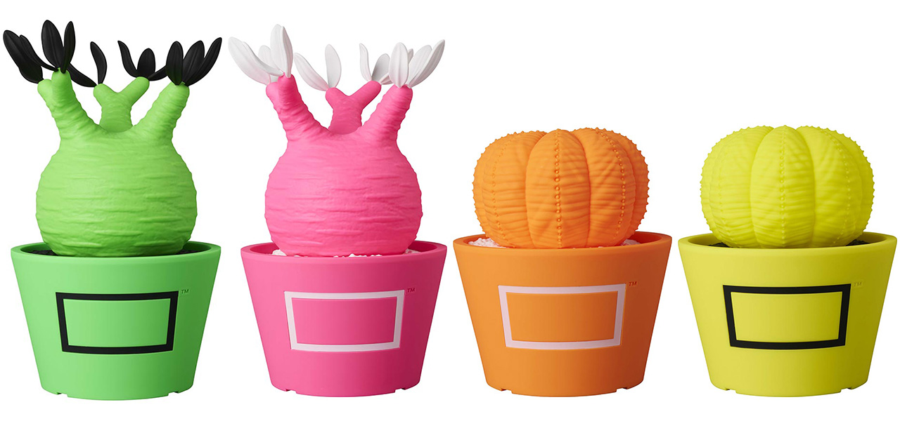 BOTANIZEとコラボした塊根植物フィギュアが蛍光カラーで登場 | MEDICOM TOY