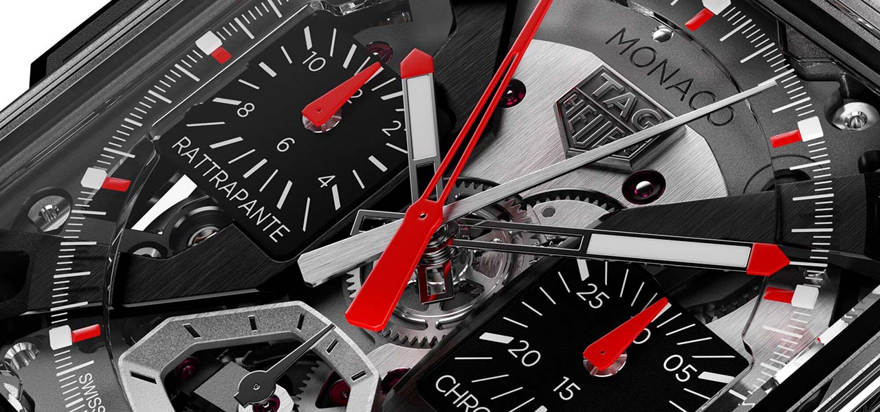 わずか85グラム。フルスケルトンの“モナコ”コレクション新作が登場|TAG HEUER