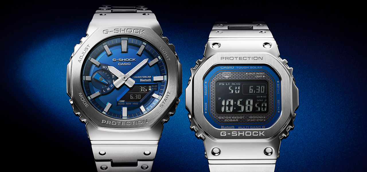 シンプルかつアイコニック！　フルメタル外装をさらりと楽しむ大人のG-SHOCK｜CASIO
