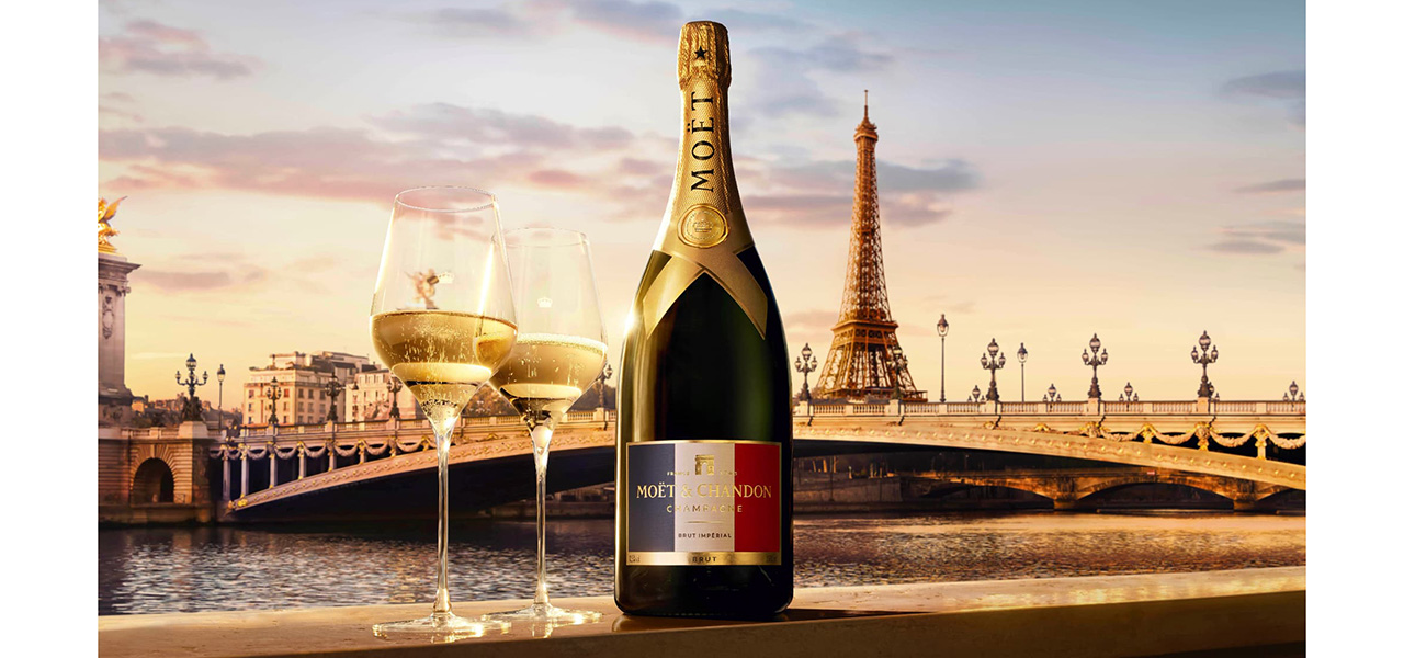 フランス国旗を纏った限定ボトル「モエ・エ・シャンドン モエ アンペリアル トリコロール」MOËT & CHANDON