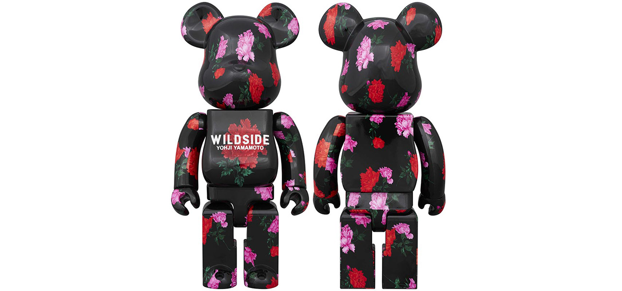 牡丹が咲き乱れるWILDSIDE YOHJI YAMAMOTO × BE@RBRICK | MEDICOM TOY