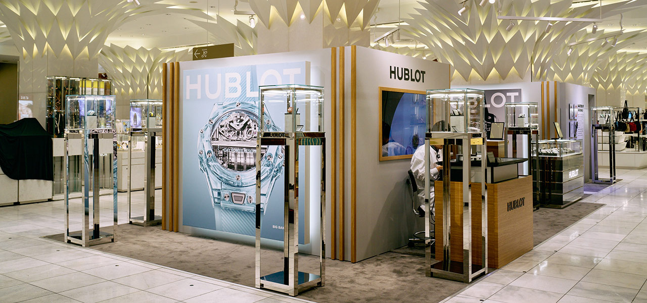 ウブロが、日本橋三越本店で革新的なポップアップイベントを開催中!|HUBLOT