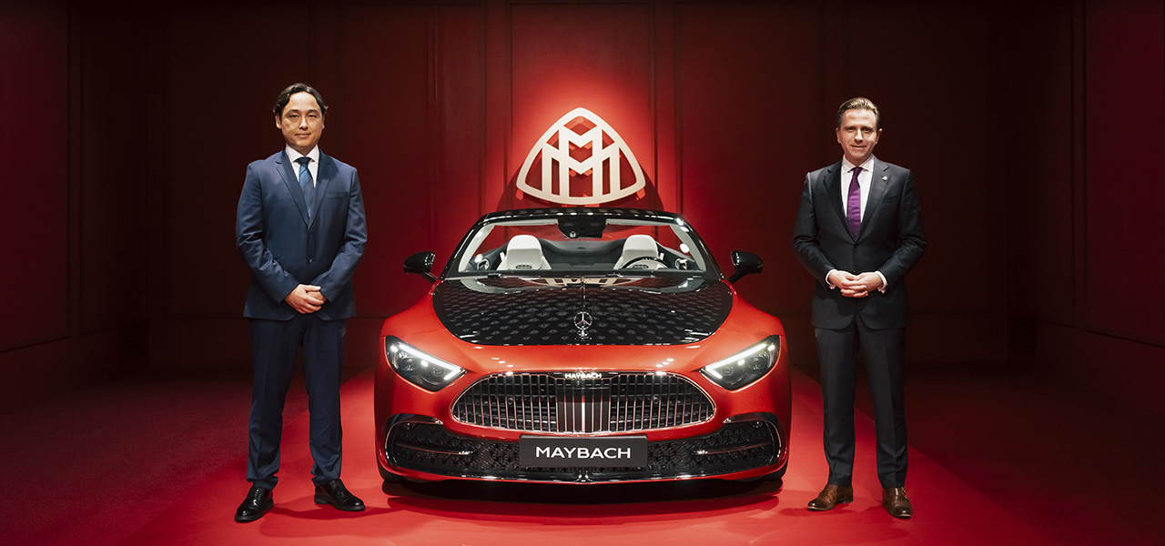 マイバッハ初のオープン2シーター「SLモノグラムシリーズ」が日本上陸