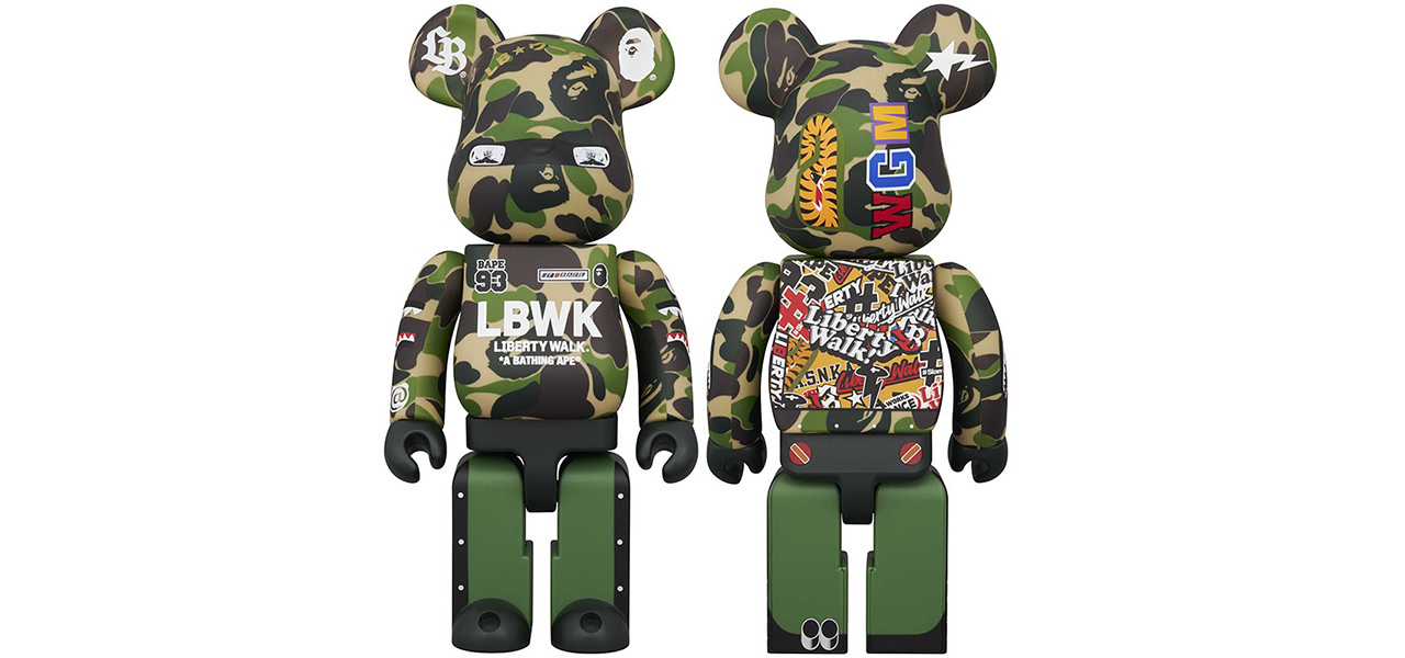 世界的カスタムカーショップ LBWK × BAPE®によるBE@RBRICKのコラボモデル | MEDICOM TOY