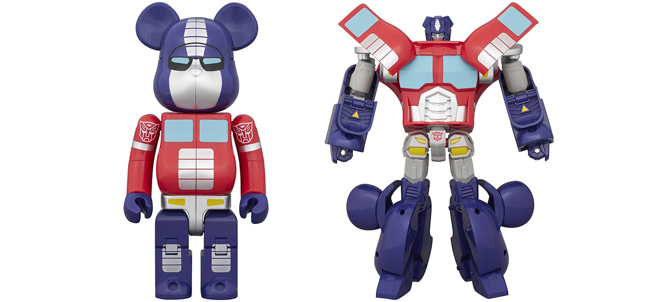 「トランスフォーマー」40周年を記念して完全変形する400% BE@RBRICKが登場 | MEDICOM TOY