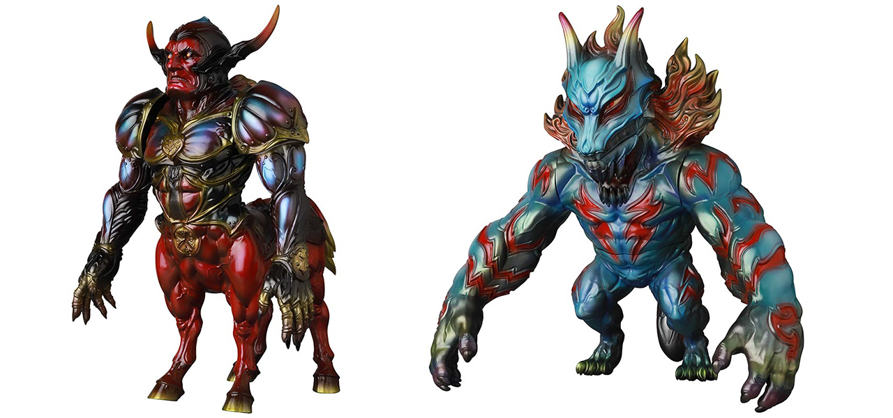 Gallery by Amplifierより天野喜孝の立体新作「VALCANO」「NEPTROS （2期）」が早くも登場 | MEDICOM TOY