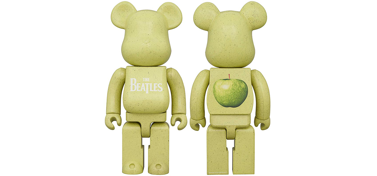 エコフレンドリーな日本生産のBE@RBRICK第2弾は、アップル・レコードを設立したTHE BEATLES | MEDICOM TOY
