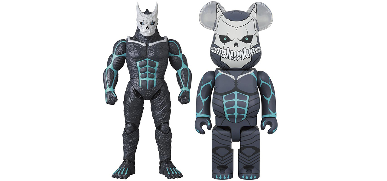 大人気アニメ『怪獣８号』がソフビとBE@RBRICKになって登場 | MEDICOM TOY