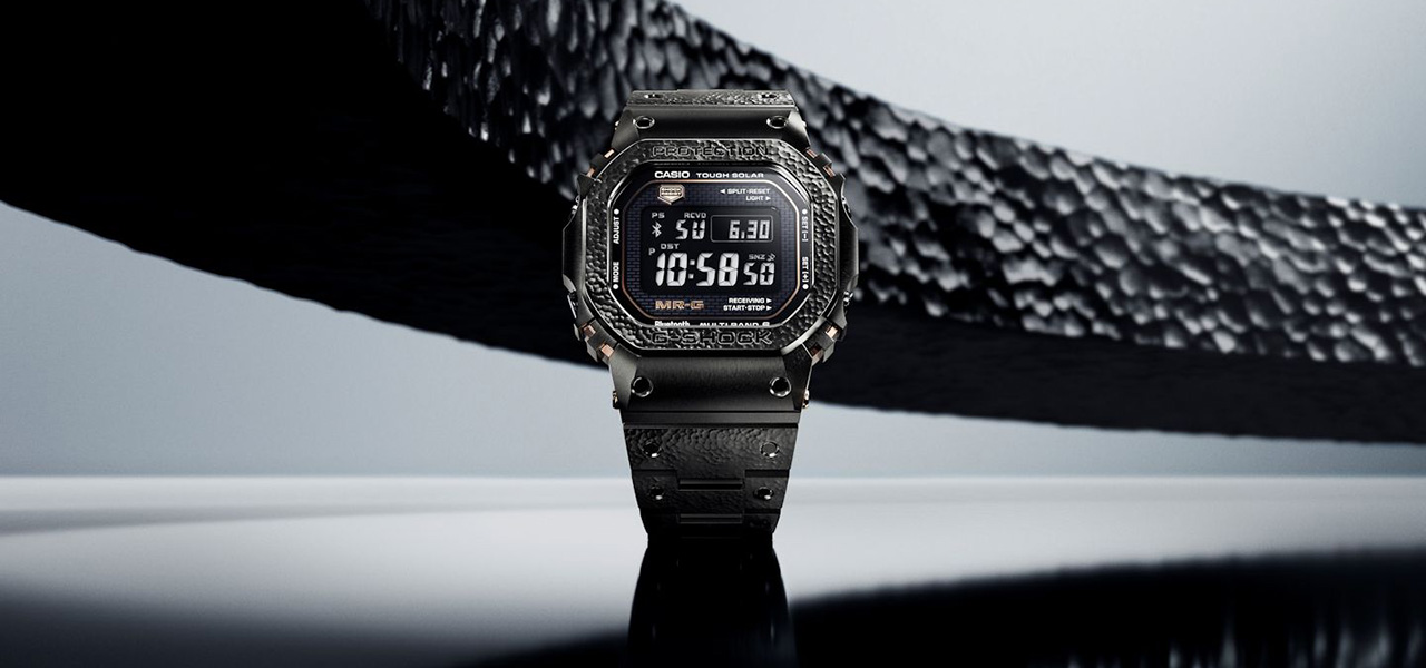 日本の伝統技法「鎚起」を施したG-SHOCK