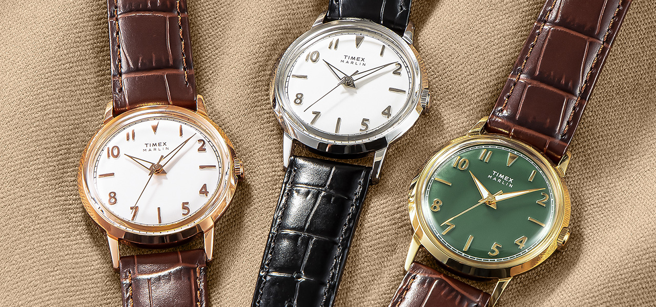 34mmというケースサイズがドレスウオッチとしての品格を強める