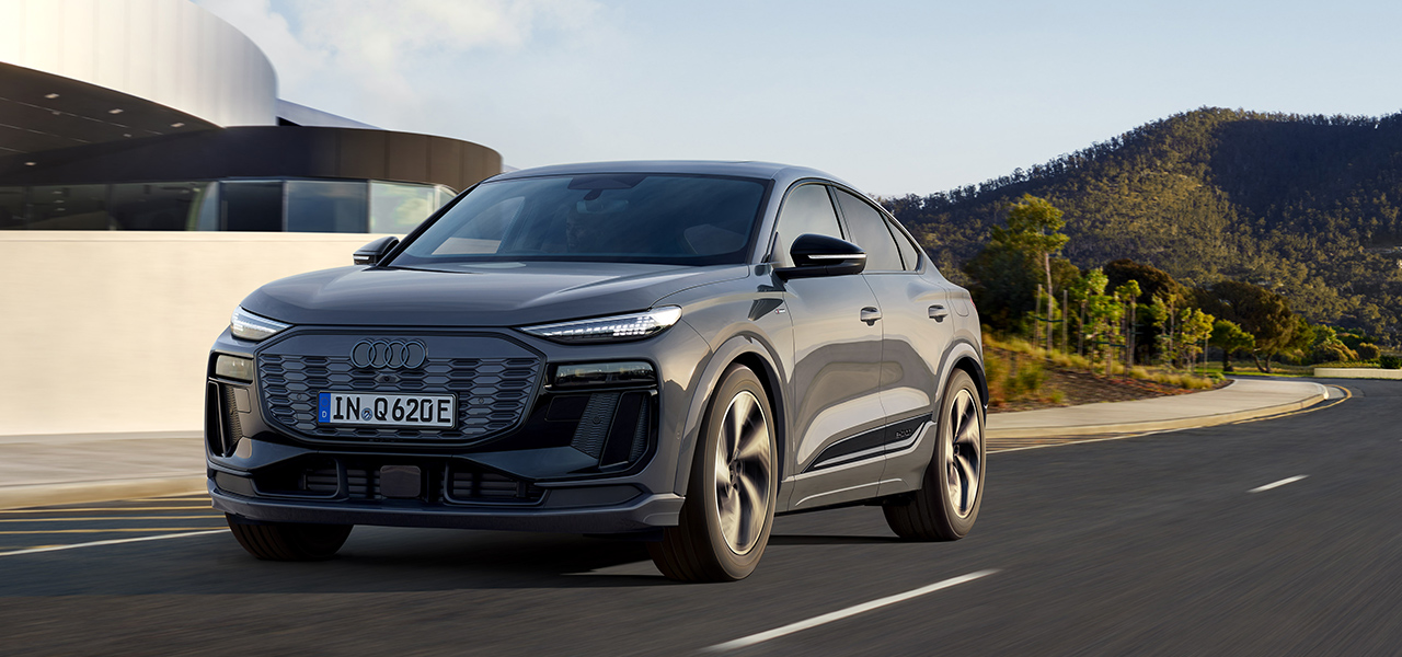 リアをダイナミックに絞り込んだ電動ミッドサイズSUVクーペが上陸