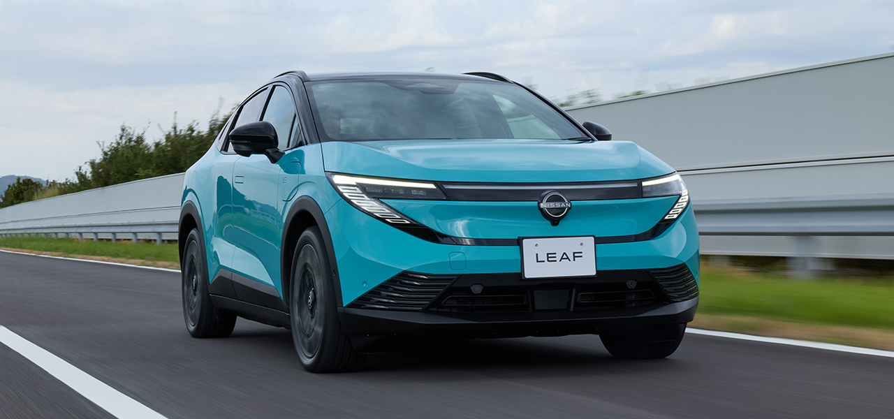 クロスオーバーEVに進化した新型日産リーフの日本仕様モデルを発表