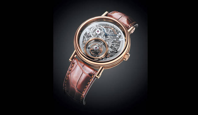 　クラシック トゥールビヨン・メシドール　　手巻き　18KPGケース　クロコダイルベルト