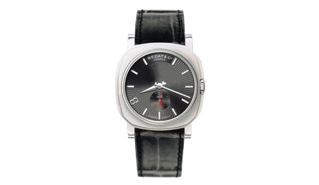 　NO.8　　手巻き　SSケース　クロコダイルベルト