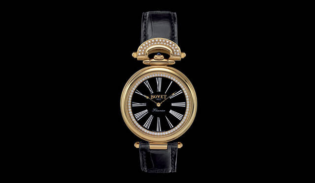 <strong>BOVET｜ボヴェ</strong>  フルリエ34    自動巻き　18KRGケース　クロコダイルベルト　ダイヤモンド