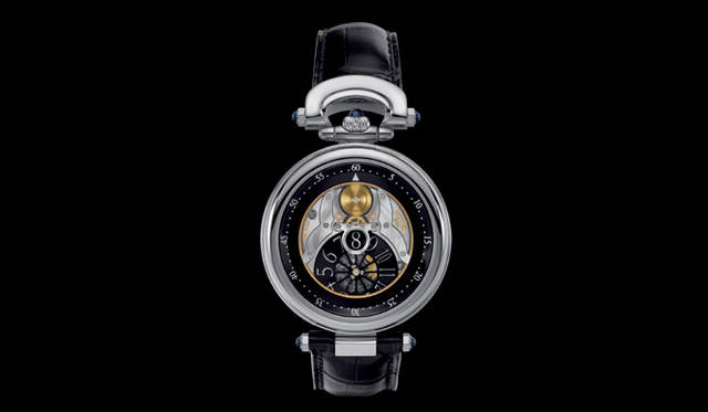 <strong>BOVET｜ボヴェ</strong>  フルリエ42 ジャンピング・アワー　　自動巻き　18KWGケース　クロコダイルベルト