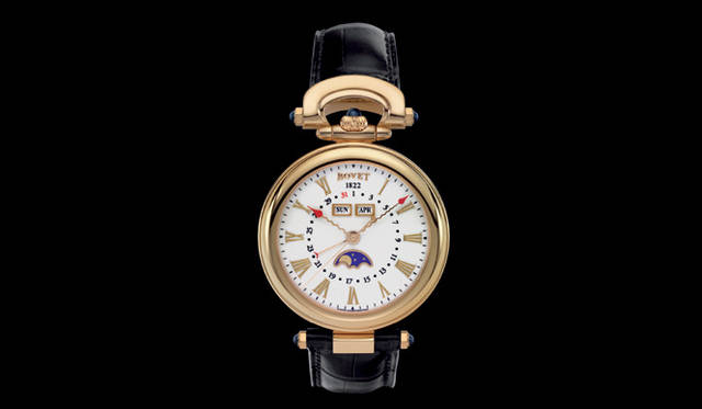 <strong>BOVET｜ボヴェ</strong>  フルリエ42 トリプル・デイト　　自動巻き　18KRGケース　クロコダイルベルト