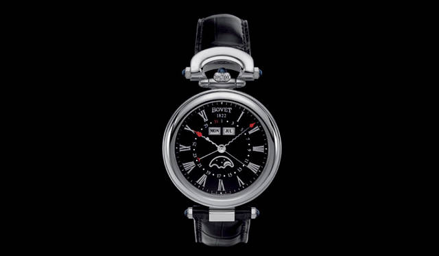 <strong>BOVET｜ボヴェ</strong>  フルリエ42 トリプル・デイト　　自動巻き　18KWGケース　クロコダイルベルト