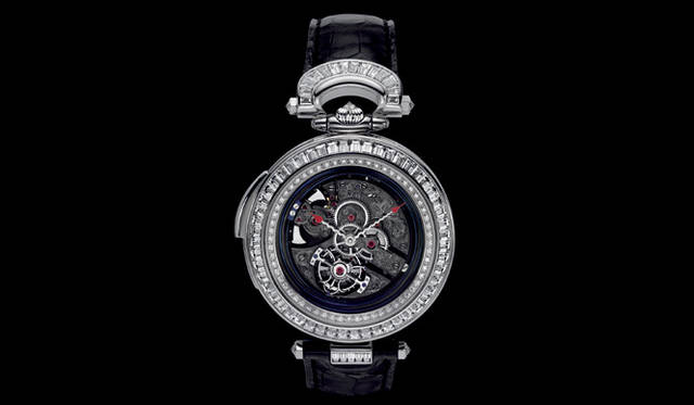 <strong>BOVET｜ボヴェ</strong>  フルリエ42 ミニッツリピーター・トゥールビヨン　　手巻き　18KWGケース　クロコダイルベルト　ダイヤモンド