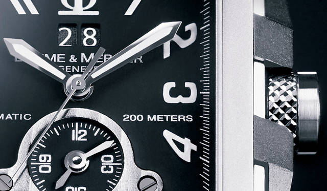 <strong>Baume & Mercier｜ボーム＆メルシエ</strong>  ハンプトン・スクエア・マグナム　SSケース　ラバーベルト