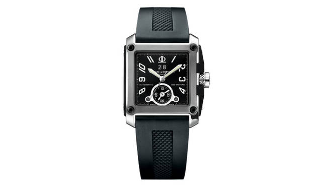 <strong>Baume & Mercier｜ボーム＆メルシエ</strong>  ハンプトン・スクエア・マグナム　自動巻き　SSケース　ラバーベルト