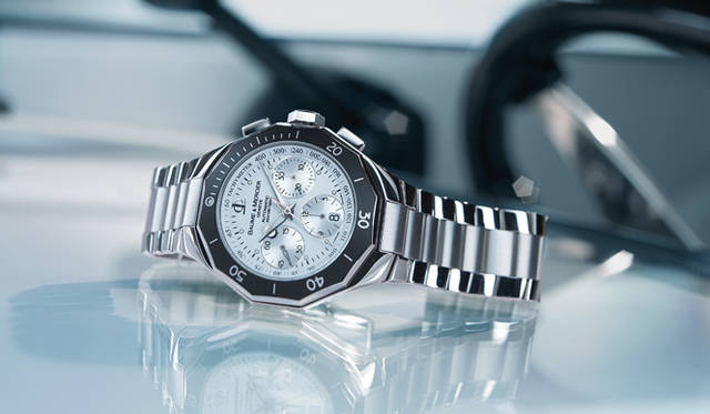 <strong>Baume & Mercier｜ボーム＆メルシエ</strong>  リビエラS・ダイバー　自動巻き　SSケース　SSブレス