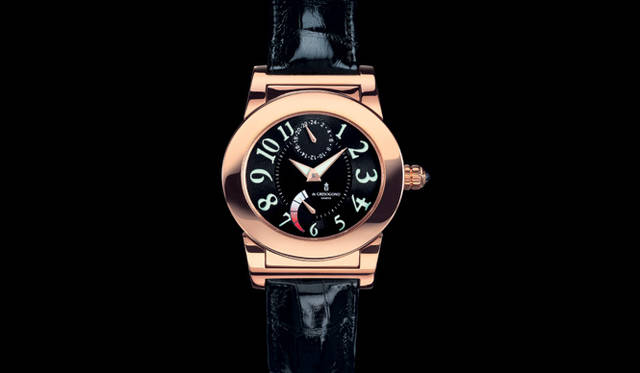 <b>de GRISOGONO ｜ドゥ グリソゴノ</b>　インストゥルメント・トンド　　自動巻き　18KPGケース　アリゲーターベルト