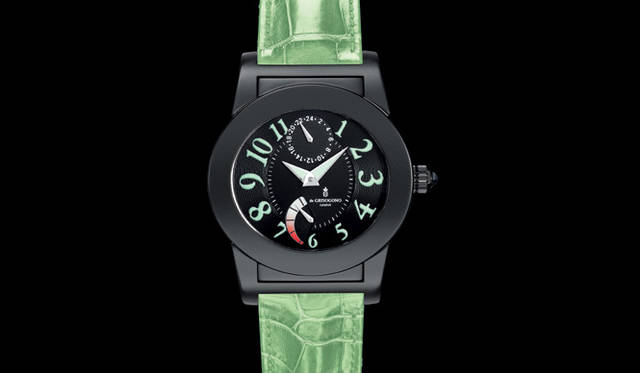 <b>de GRISOGONO ｜ドゥ グリソゴノ</b>　インストゥルメント・トンド　　自動巻き　SSケース　アリゲーターベルト