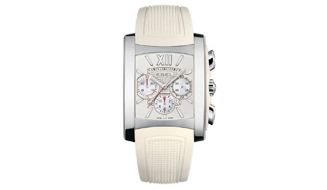 <b>EBEL｜エベル</b>　ブラジリア レディース クロノグラフ　　自動巻き　SSケース　セラミックプッシュガード　ラバーベルト