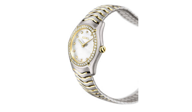 <b>EBEL｜エベル</b>　エベル・クラシック ミニ　　クォーツ　SS＆18KYGケース　ダイヤモンドベゼル　SS＆18KYGブレス