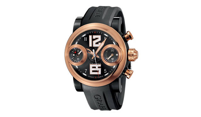 　ソードフィッシュ・ビッグ・12-6  自動巻き　18KRGケースケース　ラバーベルト