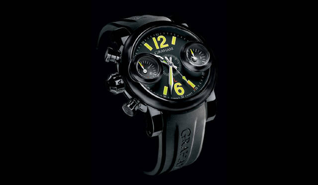 　ソードフィッシュ・ブラックナイト　自動巻き　SSケース　ラバーベルト