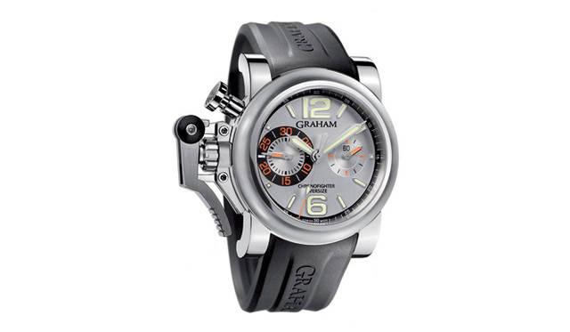 　クロノファイター・オーバーサイズ・レンジャー　　自動巻き　SSケース　ラバーベルト