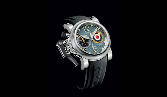 　クロノファイター・オーバーサイズ・オーバーランド・マークⅢ　　自動巻き　チタンケース　ラバーベルト