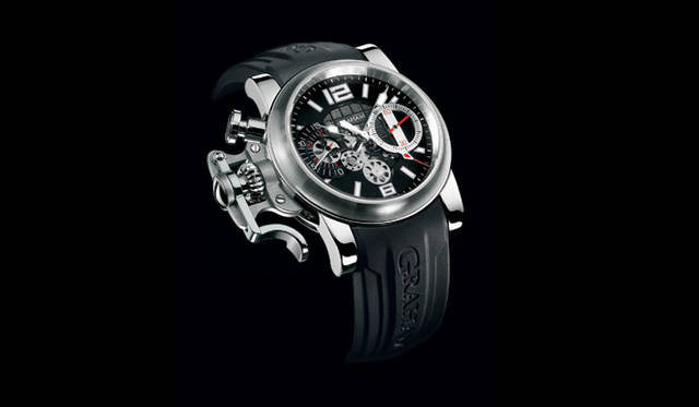 　クロノファイター・R.A.C・スケルトン　 自動巻き　SSケース　ラバーベルト