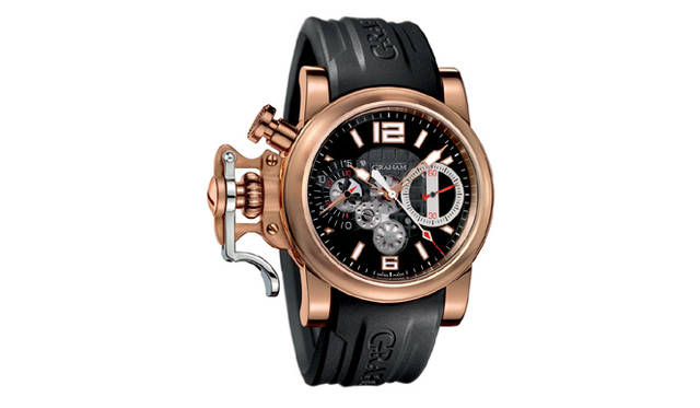 　クロノファイター・R.A.C・スケルトン　 自動巻き　18KRGケースケース　ラバーベルト