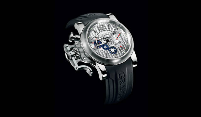 　クロノファイター・R.A.C・スケルトン　 自動巻き　SSケース　ラバーベルト