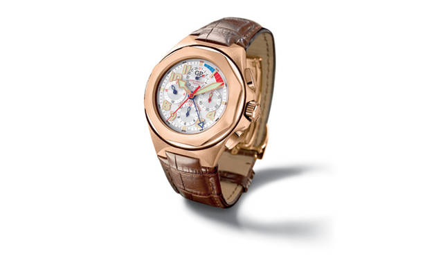 <strong>GIRARD-PERREGAUX｜ジラール・ペルゴ</strong>ロレアート USA 98    自動巻き　18KPGケース　アリゲーターベルト