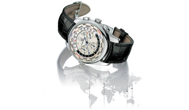 <strong>GIRARD-PERREGAUX｜ジラール・ペルゴ</strong>ww.tc ファイナンシャル　　自動巻き　SSケース　アリゲーターベルト