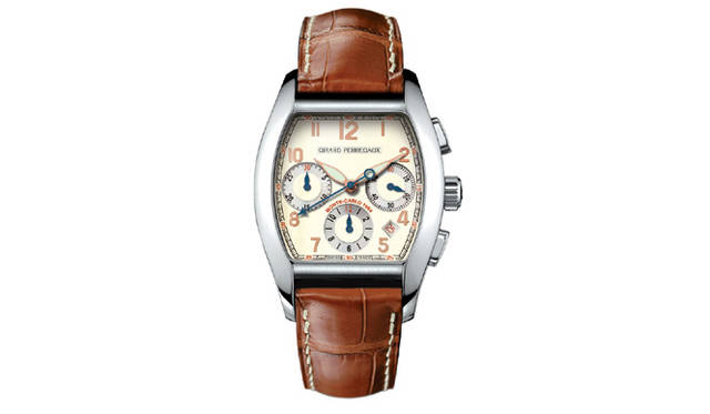 <strong>GIRARD-PERREGAUX｜ジラール・ペルゴ</strong>リシュビル クロノグラフ モンテカルロ 1954　　自動巻き　SSケース　アリゲーターベルト