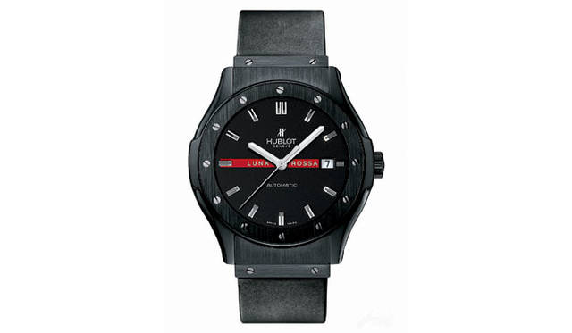 <strong>ウブロ｜HUBLOT</strong>  1915 ルナロッサ　　自動巻き　SSケース（ブラックPVD加工）　ラバーベルト