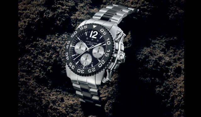 <strong>ハミルトン｜Hamilton</strong>　(カーキ アクション オートクロノ　　自動巻き　SSケース＆ブレス