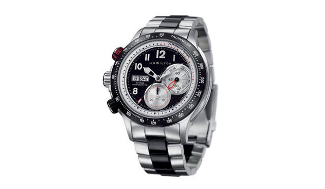 <strong>ハミルトン｜Hamilton</strong>　(カーキ・タキマイラー　　自動巻き　SSケース＆ブレス（ナイロンコンポジット）