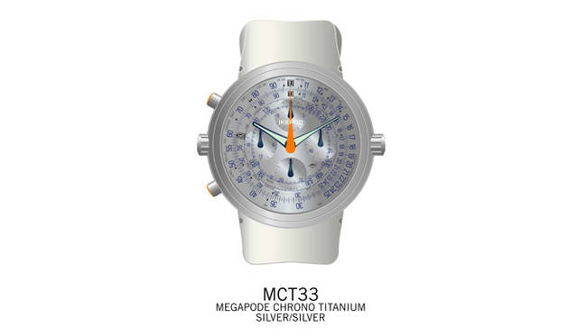 <b>lKEPOD｜アイクポッド</b>　メガポッド・クロノグラフ　　自動巻き　チタンケース　ラバーベルト