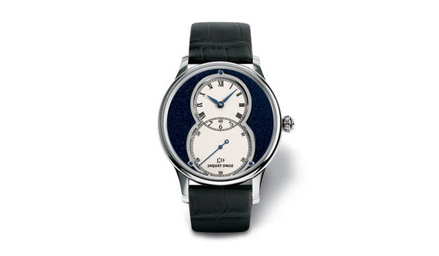 <b>JAQUET DROZ｜ジャケ ドロー</b>　グラン・セコンド アヴェンチュリーヌ　　自動巻き　18KWGケース　クロコダイルベルト